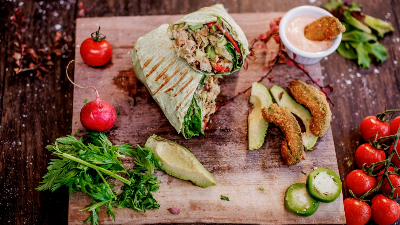 Chicken avocado wrap